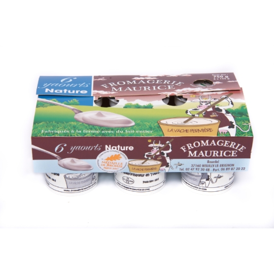 Yaourts Nature FROMAGERIE MAURICE