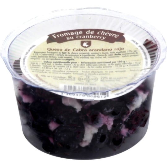 Fromage de Chèvre Cranberry FROMAGERIE SOREDA