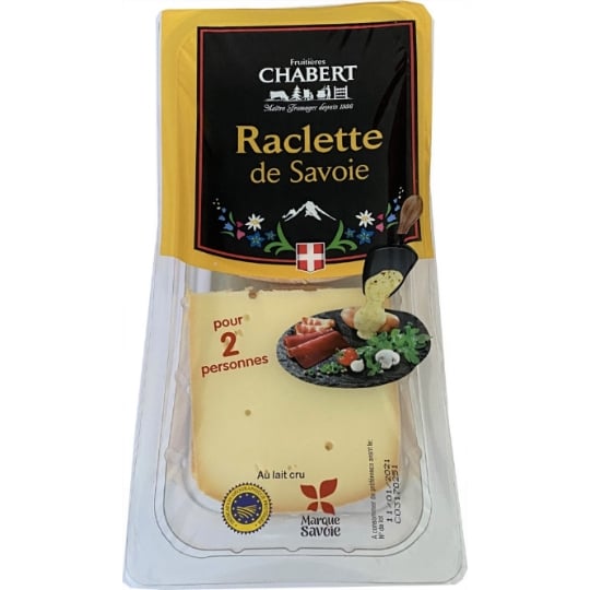 Fromage en Tranches à Raclette  FRUITIERES CHABERT