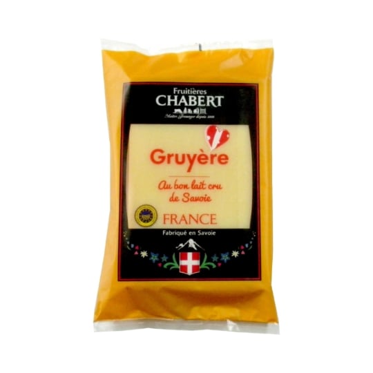 Fromage Gruyère Au Lait Cru IGP FRUITIERES CHABERT