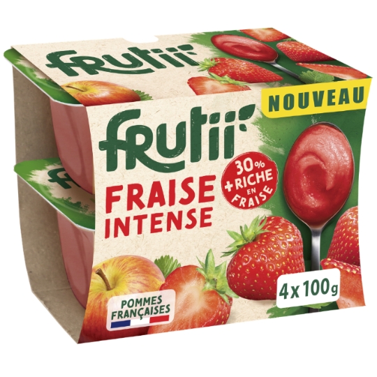 Compote Intense Pommes Françaises FRUTII'