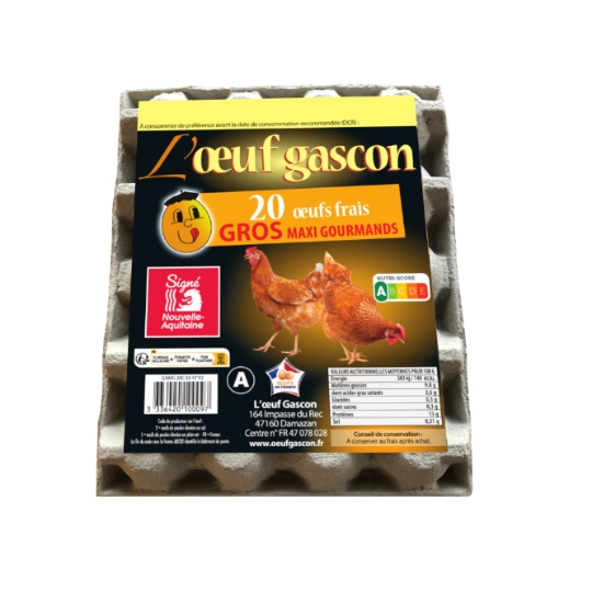 Œufs Frais Gros Maxi Gourmands GASCON