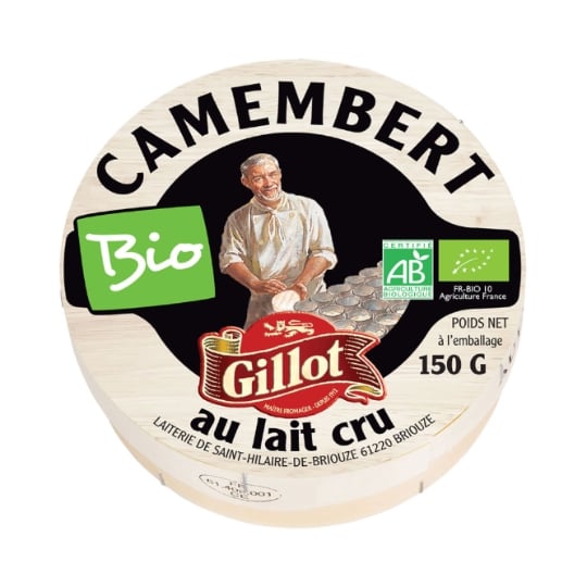 Camembert Bio Petit Au Lait Cru GILLOT