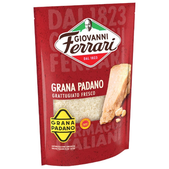 Fromage Râpé Frais en Poudre Grana Padano AOP GIOVANNI FERRARI