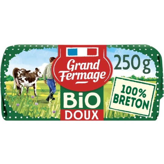 Beurre Doux Bio Moulé GRAND FERMAGE