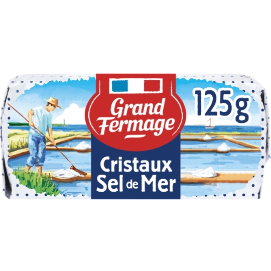 Beurre Demi-sel Aux Cristaux de Sel de Mer de Noirmoutier GRAND FERMAGE