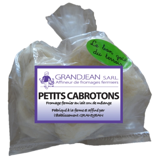 Petits Cabrotons Fermier et Affiné au Lait Cru GRANDJEAN