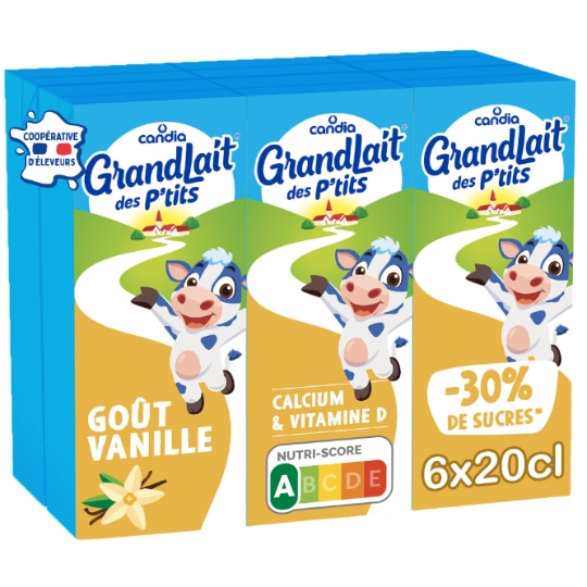 Boisson Lactée Vanille Enfant GRANDLAIT