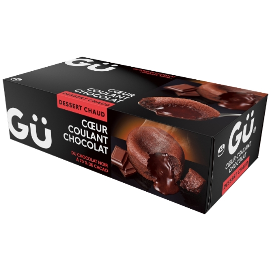 Dessert cœurs fondants chocolat GU
