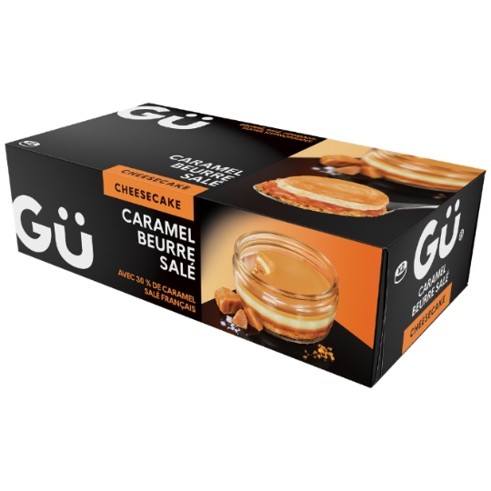 Dessert cheesecake caramel salé GU