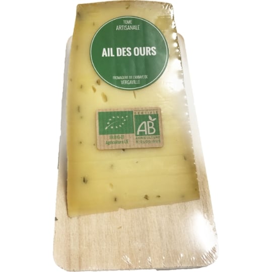 Fromage Tome artisanale ail des Ours Bio HAXAIRE