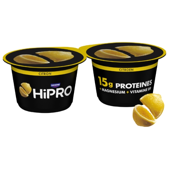 Yaourts citron protéiné 0% MG HIPRO