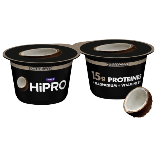 Yaourt coco protéiné 0% MG HIPRO