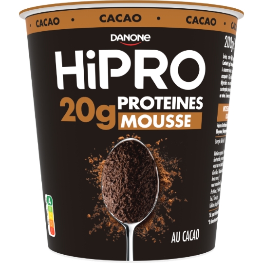 Mousse au chocolat protéinée HIPRO