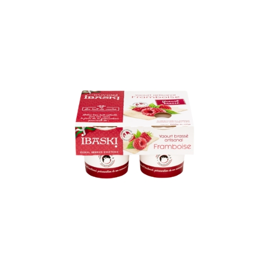 Yaourt Brassé Artisanal Framboise IBASKI