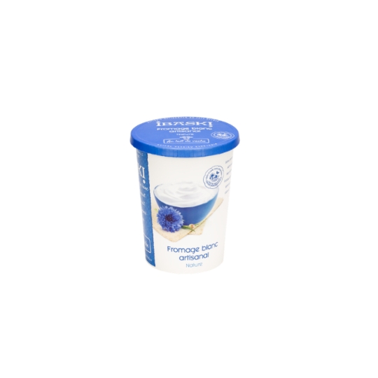Fromage Blanc Artisanal Nature au Lait de Vache IBASKI
