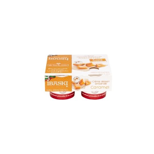 Crème Dessert Caramel au Beurre et Sel de Guérande Artisanale IBASKI
