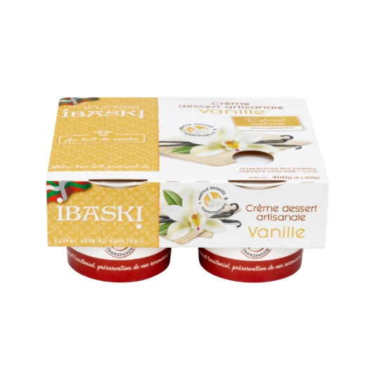 Crème Dessert Vanille Artisanale IBASKI