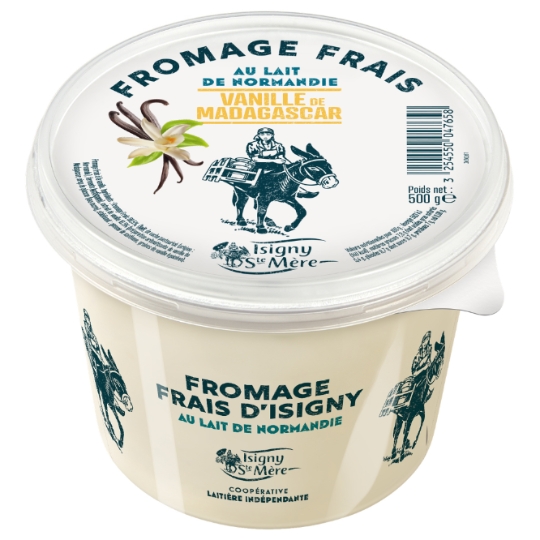 Fromage frais à la vanille de Madagascar ISIGNY SAINTE MERE