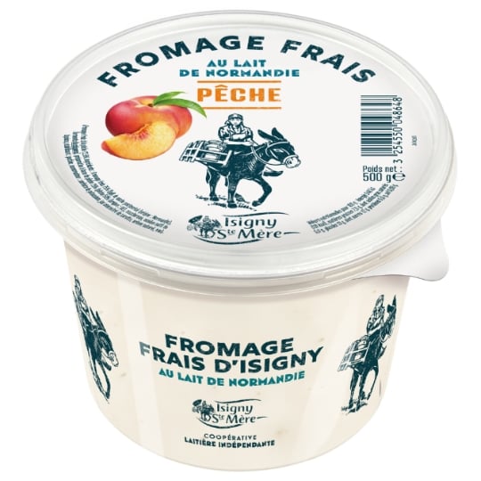 Fromage Frais à la Pêche ISIGNY SAINTE MERE