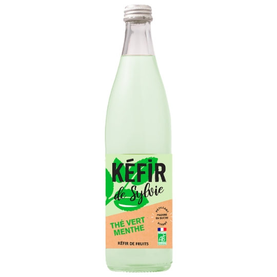 Kéfir de Fruits Thé Vert Menthe Bio KEFIR DE SYLVIE