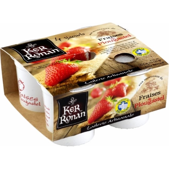 Yaourts fraise KER RONAN