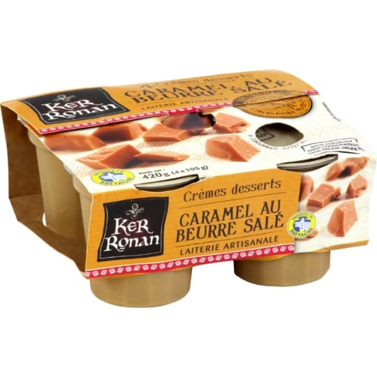 Crème dessert caramel beurre salé KER RONAN