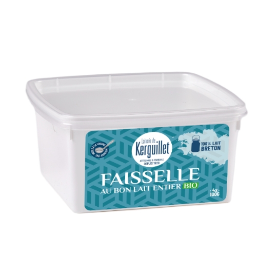 Fromage Frais Faisselle Moulé à la Louche Bio KERGUILLET