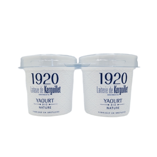 Yaourts au Lait Entier Nature Bio KERGUILLET