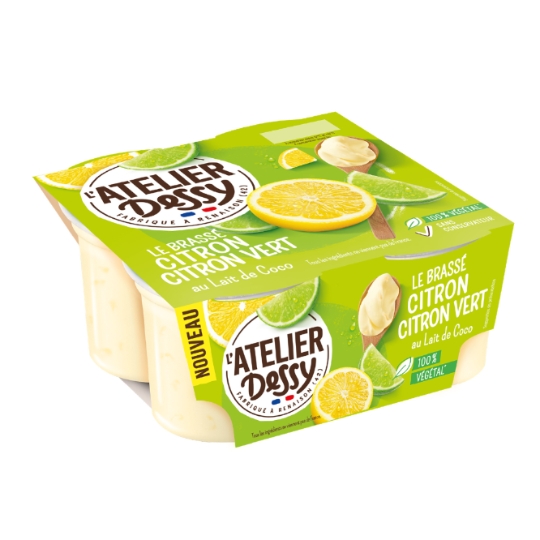 Brassé Végétal Citron Citron Vert au Lait de Coco L'ATELIER DESSY