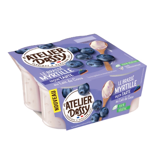 Brassé Végétal Myrtille Façon Tarte au Lait de Coco L'ATELIER DESSY