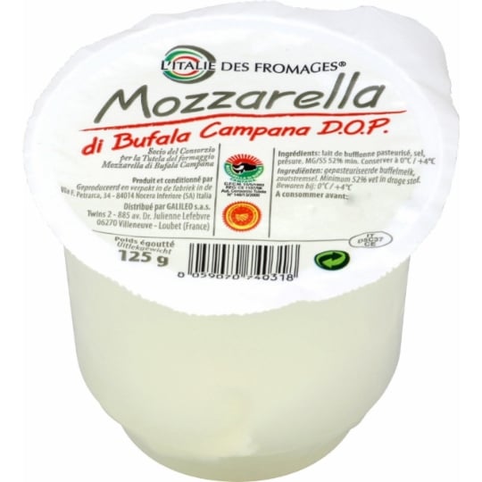 Mozzarella Buffala Campana A.O.P L'ITALIE DES FROMAGES