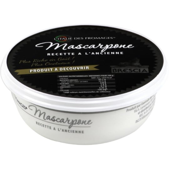 Mascarpone Recette à l'Ancienne L'ITALIE DES FROMAGES