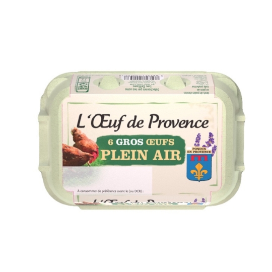 Œufs de Plein Air Calibre Moyen L'OEUF DE PROVENCE