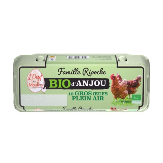 Œufs Bio d'Anjou Gros Plein Air L'OEUF DES 2 MOULINS