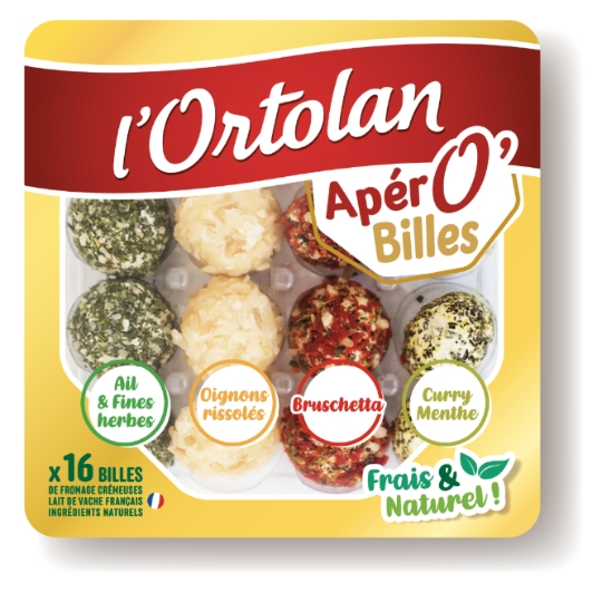 Assortiment Apéro'Billes de Fromages Enrobées d'Épices et D'arômates L'ORTOLAN