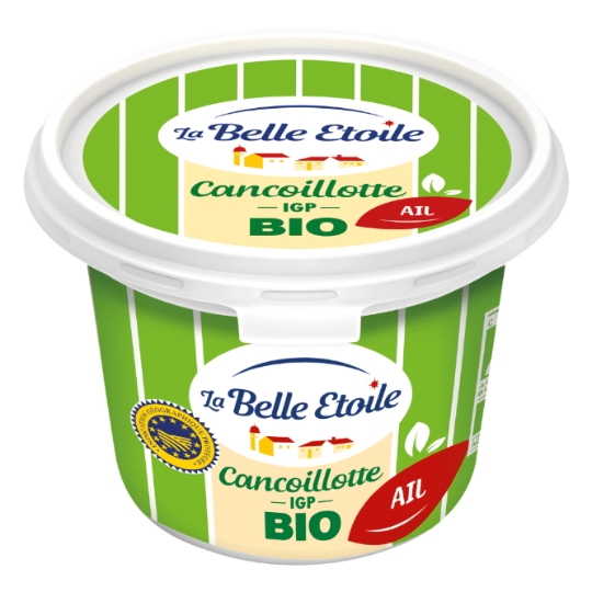 Cancoillotte Bio à L'Ail 8% Mat.Gr. LA BELLE ETOILE