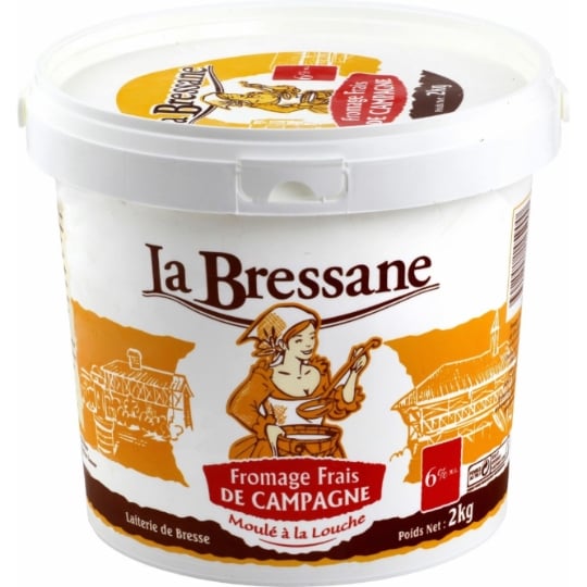 Fromage Frais 6% MG Nature LA BRESSANE