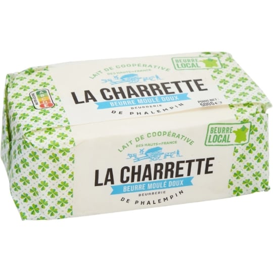 Beurre moulé doux LA CHARRETTE