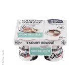 Yaourt Brassé Noix de Coco Brassage Artisanal au Lait Entier LA FERME DESIRIS