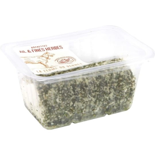 Bûchettes de chèvre ail et fines herbes LA FERME DU VERNET