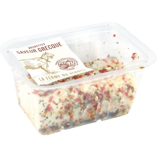 Bûchette de chèvre saveur grecque LA FERME DU VERNET