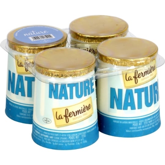 Yaourts Nature nature LA FERMIERE