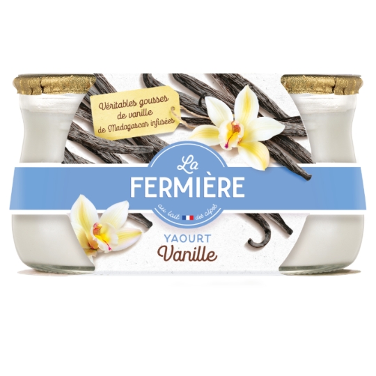Yaourts Vanille LA FERMIERE