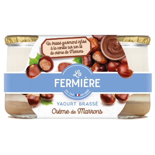 Yaourts marron LA FERMIERE