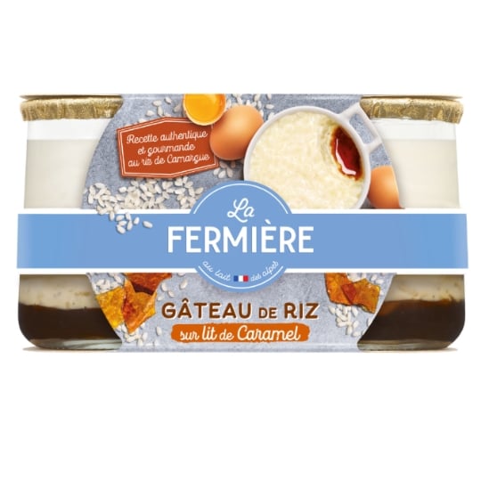 Gâteau de riz  caramel LA FERMIERE