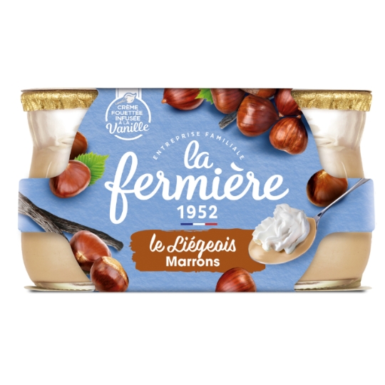 Liégeois à la Crème de Marron LA FERMIERE