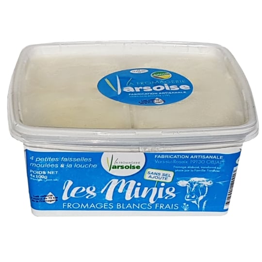 Fromages les minis faisselles LA FROMAGERIE VARSOISE