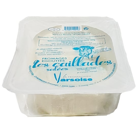 Fromage Caillades Salées LA FROMAGERIE VARSOISE