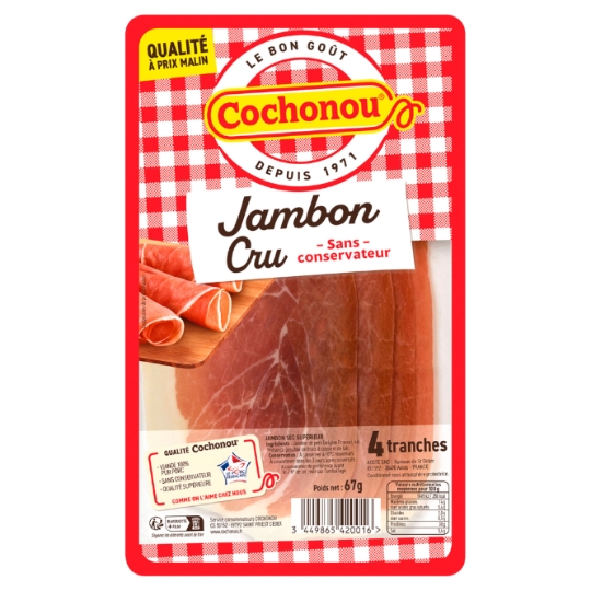 Jambon Cru Sec Supérieur COCHONOU